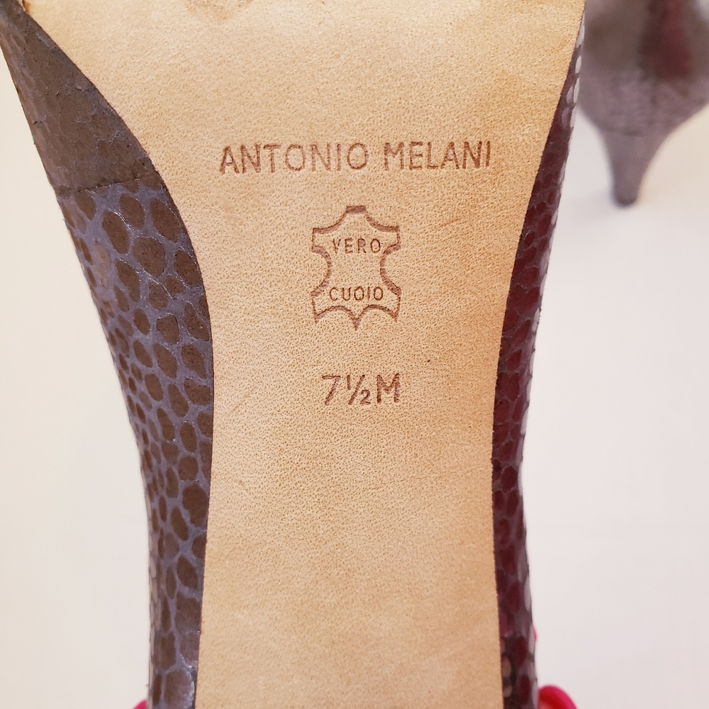 Antonio melani silver peep toe heels - Picture 7 of 7